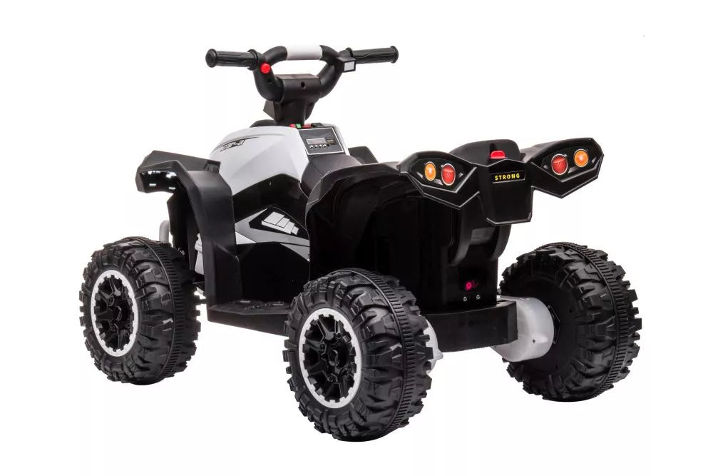 Vaikiškas keturratis Can-Am, 12V, 2x45W, su nuotolinio valdymo pultu, baltas