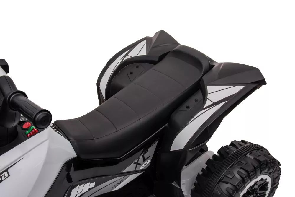 Vaikiškas keturratis Can-Am, 12V, 2x45W, su nuotolinio valdymo pultu, baltas