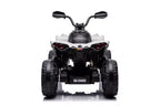 Vaikiškas keturratis Can-Am, 12V, 4x45W, baltas