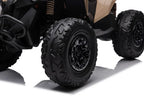 Vaikiškas keturratis Can-Am, 12V, 4x45W, chaki spalvos