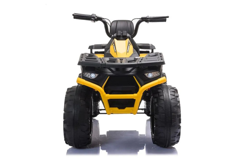 Vaikiškas keturratis Leantoys Quad, 24 V, 3-8 km/h, geltonas