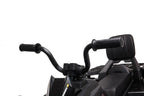 Vaikiškas keturratis Leantoys Quad, 24V, 3–8 km/h, juodas