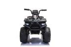 Vaikiškas keturratis Leantoys Quad, 24V, 3–8 km/h, juodas