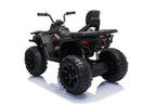 Vaikiškas keturratis Leantoys Quad, 24V, 3–8 km/h, juodas