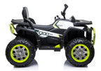 Vaikiškas keturratis Quad, 12 V, 4x45W, su EVA ratais, baltas