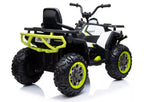 Vaikiškas keturratis Quad, 12 V, 4x45W, su EVA ratais, baltas