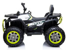 Vaikiškas keturratis Quad, 12 V, 4x45W, su EVA ratais, baltas
