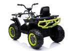 Vaikiškas keturratis Quad, 12 V, 4x45W, su EVA ratais, baltas