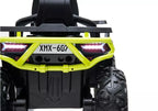 Vaikiškas keturratis Quad, 12 V, 4x45W, su EVA ratais, baltas