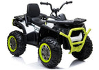 Vaikiškas keturratis Quad, 12 V, 4x45W, su EVA ratais, baltas