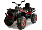 Vaikiškas keturratis Quad, 12 V, 4x45W, su nuotolinio valdymo pultu, raudonas