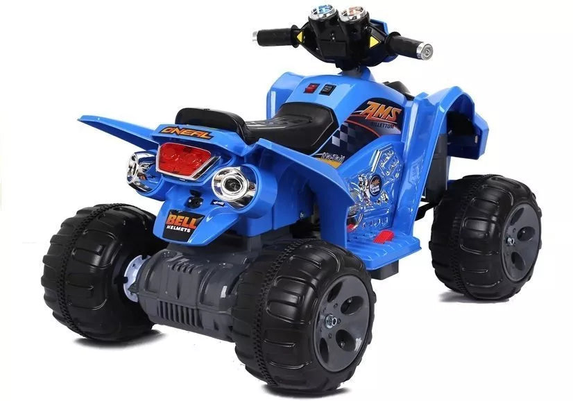 Vaikiškas keturratis Quad, 12V, 2x45W, su nuotolinio valdymo pultu, mėlynas