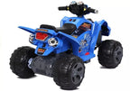 Vaikiškas keturratis Quad, 12V, 2x45W, su nuotolinio valdymo pultu, mėlynas