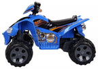 Vaikiškas keturratis Quad, 12V, 2x45W, su nuotolinio valdymo pultu, mėlynas