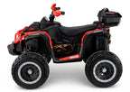 Vaikiškas keturratis Quad, 12V, 7Ah, raudonas