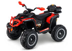 Vaikiškas keturratis Quad, 12V, 7Ah, raudonas