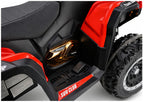 Vaikiškas keturratis Quad, 12V, 7Ah, raudonas