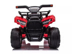 Vaikiškas keturratis Quad, 6V, 2 km/h, su muzikos skydeliu, raudonas