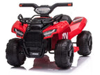 Vaikiškas keturratis Quad, 6V, 2 km/h, su muzikos skydeliu, raudonas
