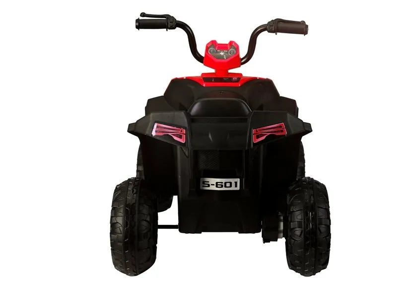 Vaikiškas keturratis Quad, 6V, 35 kg apkrova, raudonas