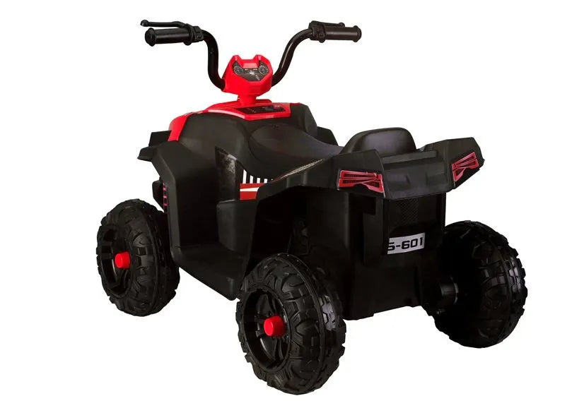 Vaikiškas keturratis Quad, 6V, 35 kg apkrova, raudonas