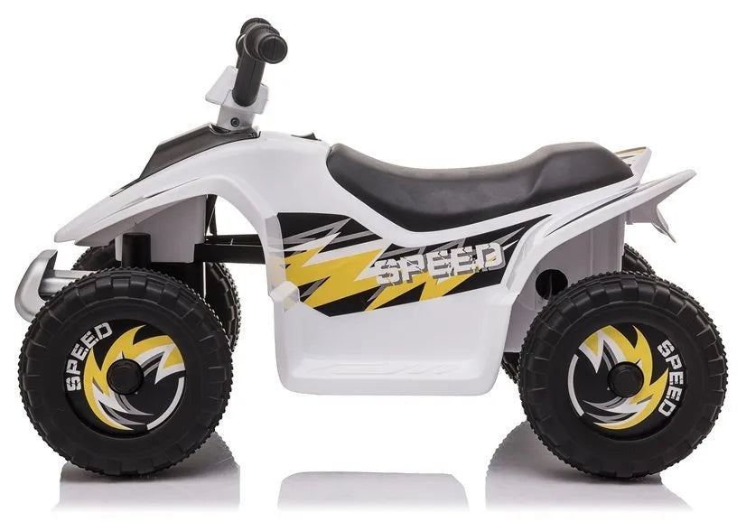 Vaikiškas keturratis Quad, 6V, 35W, baltas