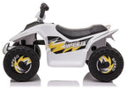 Vaikiškas keturratis Quad, 6V, 35W, baltas