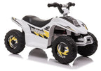 Vaikiškas keturratis Quad, 6V, 35W, baltas