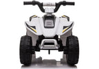 Vaikiškas keturratis Quad, 6V, 35W, baltas