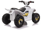 Vaikiškas keturratis Quad, 6V, 35W, baltas