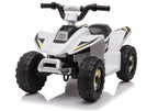 Vaikiškas keturratis Quad, 6V, 35W, baltas