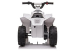 Vaikiškas keturratis Quad, 6V, 35W, baltas