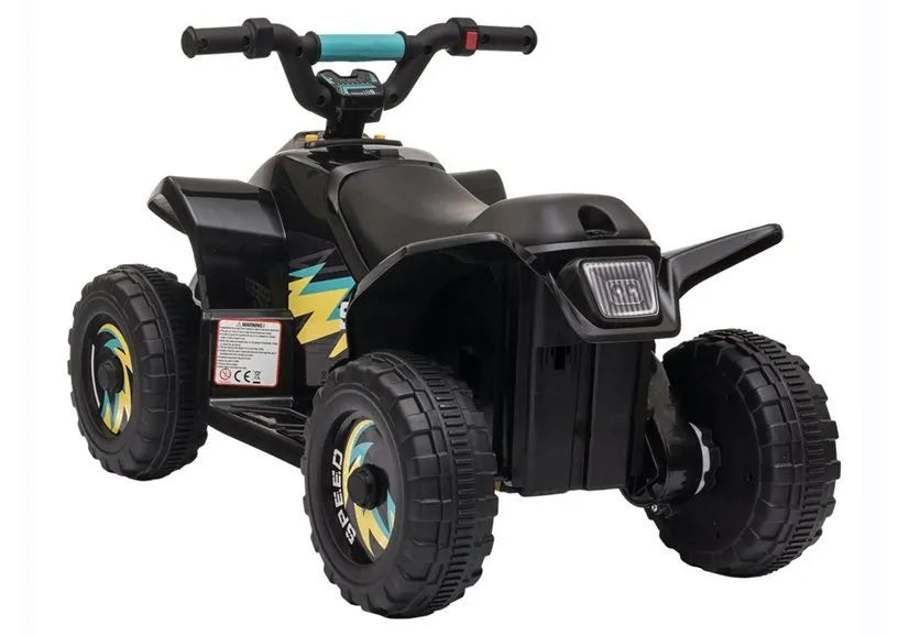 Vaikiškas keturratis Quad, 6V, 35W, juodas