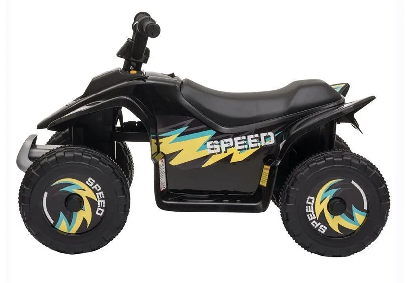 Vaikiškas keturratis Quad, 6V, 35W, juodas
