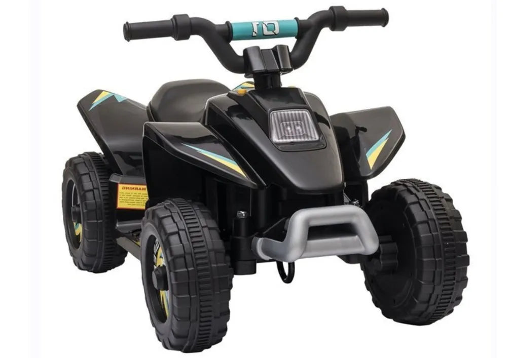 Vaikiškas keturratis Quad, 6V, 35W, juodas