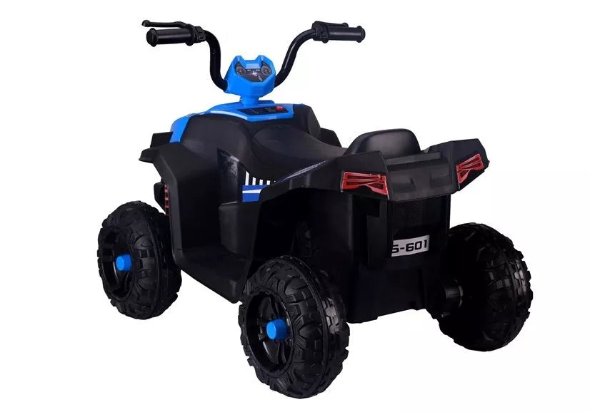 Vaikiškas keturratis Quad, 6V, iki 35 kg, mėlynas
