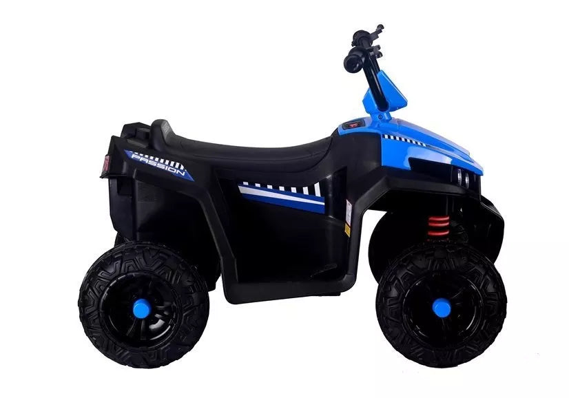 Vaikiškas keturratis Quad, 6V, iki 35 kg, mėlynas