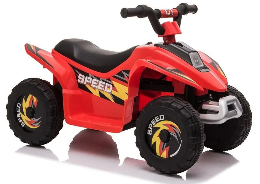 Vaikiškas keturratis Quad, 6V, nuo 3 metų, raudonas