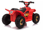 Vaikiškas keturratis Quad, 6V, nuo 3 metų, raudonas