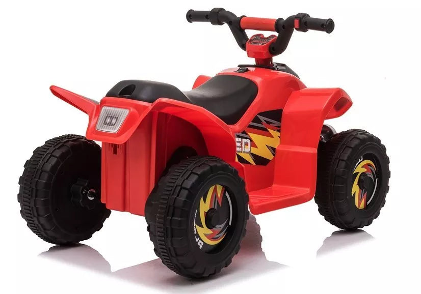 Vaikiškas keturratis Quad, 6V, nuo 3 metų, raudonas