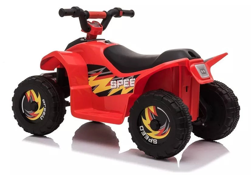 Vaikiškas keturratis Quad, 6V, nuo 3 metų, raudonas