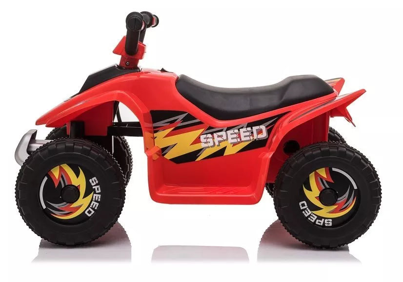 Vaikiškas keturratis Quad, 6V, nuo 3 metų, raudonas