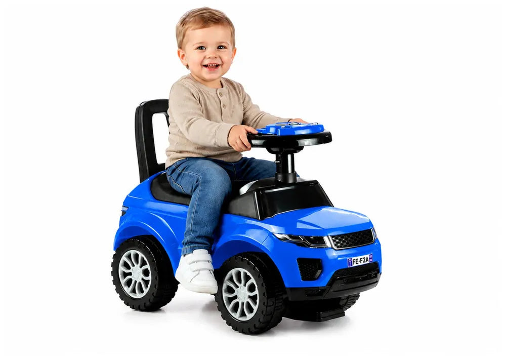 Vaikiškas paspiriamas automobilis, 65 × 35 × 30 cm, mėlynas