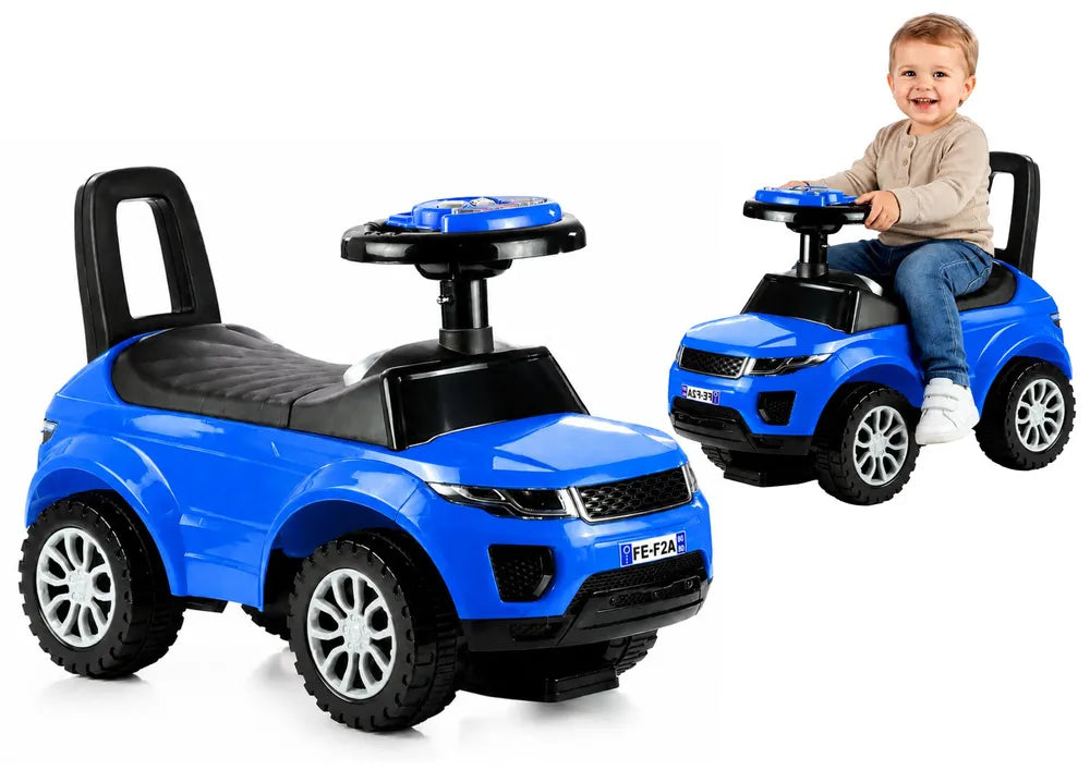 Vaikiškas paspiriamas automobilis, 65 × 35 × 30 cm, mėlynas