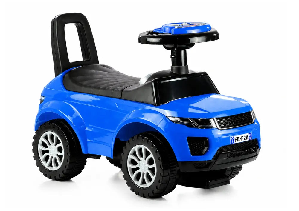 Vaikiškas paspiriamas automobilis, 65 × 35 × 30 cm, mėlynas