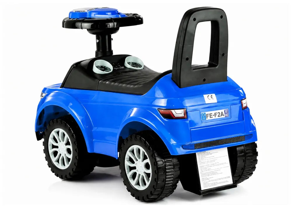 Vaikiškas paspiriamas automobilis, 65 × 35 × 30 cm, mėlynas