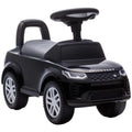 Vaikiškas paspirtukas Land Rover Discovery, juodas