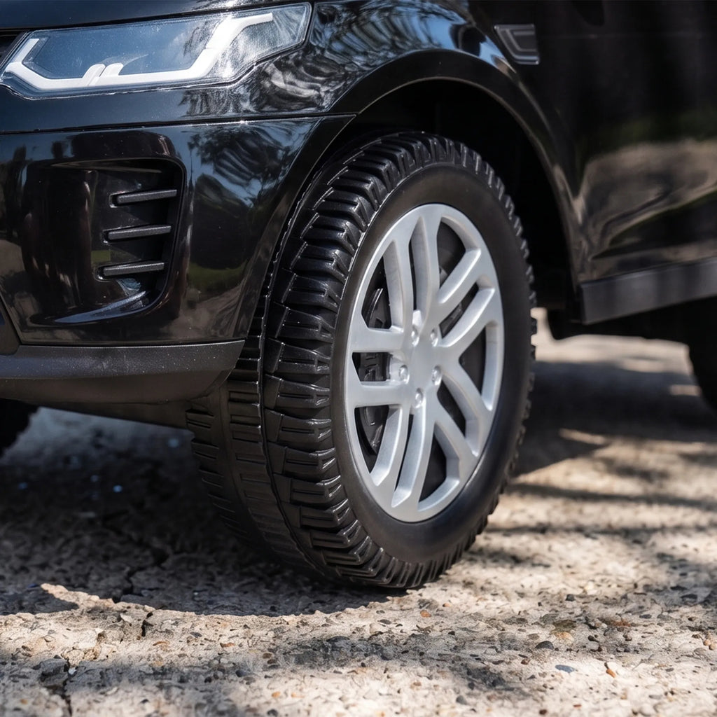 Vaikiškas paspirtukas Land Rover Discovery, juodas