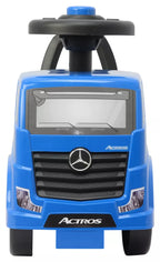 Vaikiškas paspirtukas Mercedes-Benz Actros, 3+, mėlynas