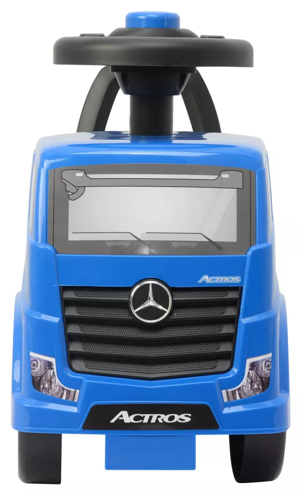 Vaikiškas paspirtukas Mercedes-Benz Actros, 3+, mėlynas